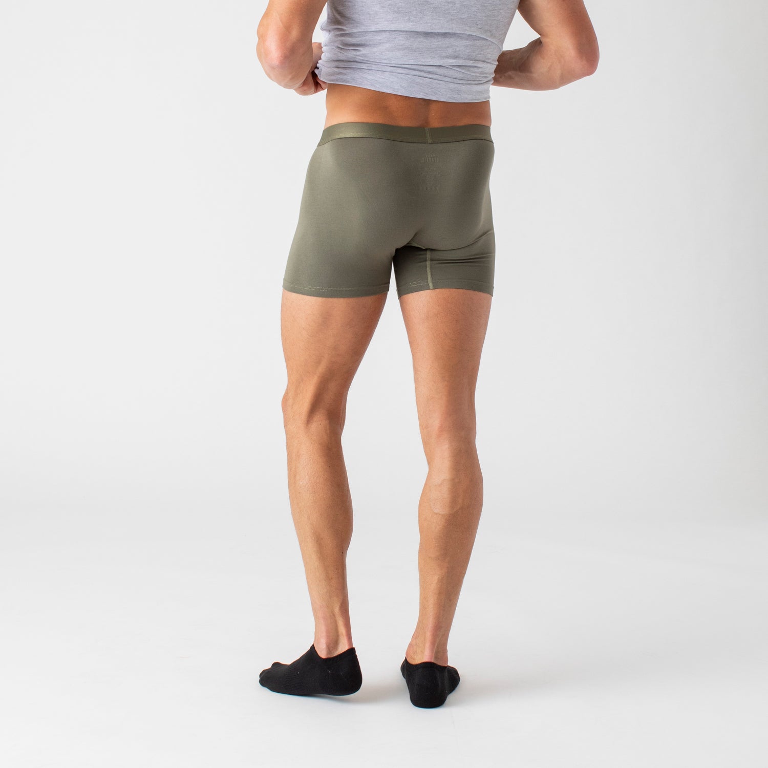 Breckson Men's Military Green Boxer Briefs - 3 Pack - view 4