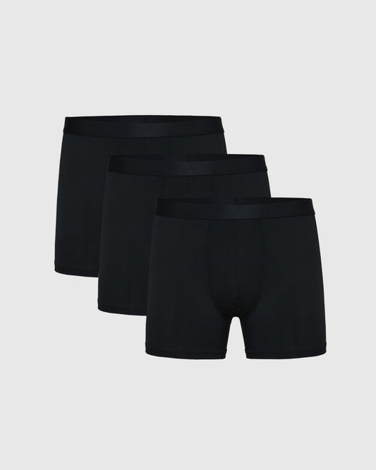 Breckson Men's Black Boxer Trunks - 3 Pack - view 1