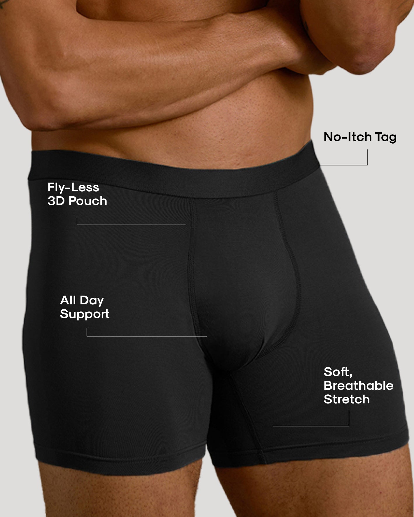 Breckson Men's Black Boxer Brief - view 3