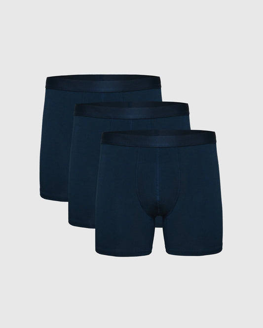 Breckson Men's Navy Boxer Briefs - 3 Pack - view 1