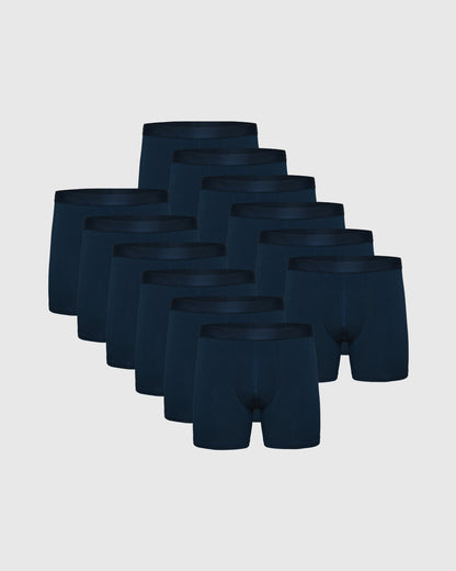 Breckson Men's Navy Boxer Briefs - 12 Pack - view 1